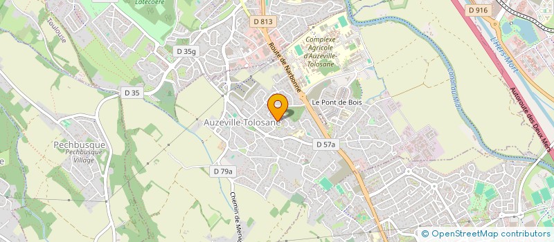 localisation de l'entreprise MONSIEUR JOSEPH RIVIERA  AUZEVILLE-TOLOSANE