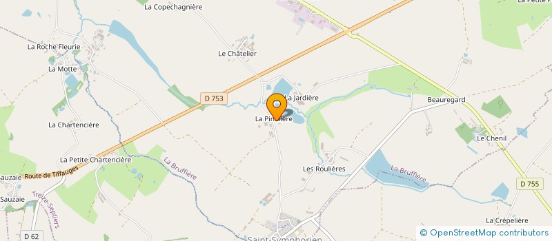 localisation de l'entreprise MONSIEUR JOSEPH ROBIN à LA BRUFFIERE