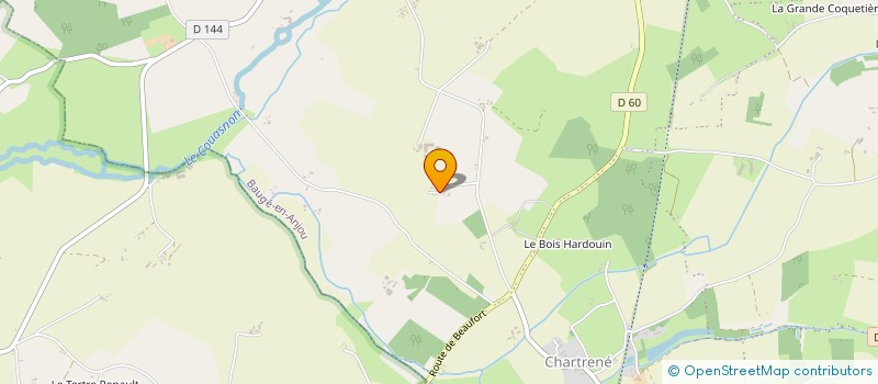 localisation de l'entreprise MONSIEUR JOSEPH ROBINEAU  BAUGE-EN-ANJOU