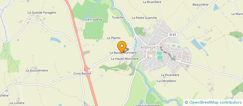 localisation de l'entreprise MONSIEUR JOSEPH ROBINEAU à MONTREVAULT-SUR-EVRE
