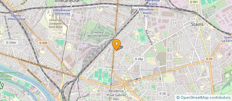 localisation de l'entreprise MONSIEUR JOSEPH RODRIGUEZ à PIERREFITTE-SUR-SEINE