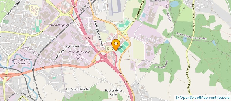 localisation de l'entreprise MONSIEUR JOSEPH RODRIGUEZ  ANDREZIEUX-BOUTHEON