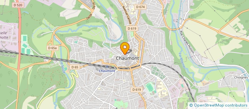 localisation de l'entreprise MONSIEUR JOSEPH ROGER à CHAUMONT