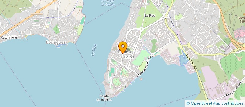 localisation de l'entreprise MONSIEUR JOSEPH ROMERO  BALARUC-LES-BAINS