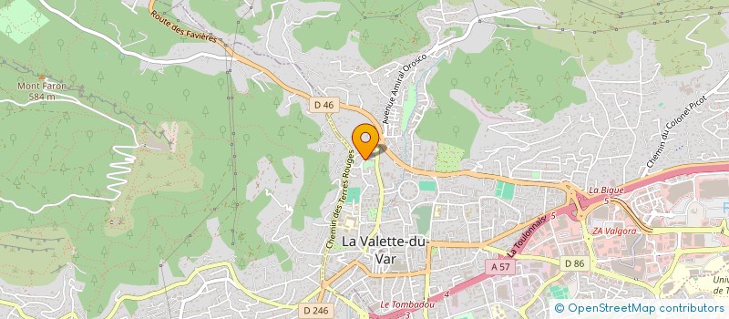 localisation de l'entreprise MONSIEUR JOSEPH ROSSI  LA VALETTE-DU-VAR