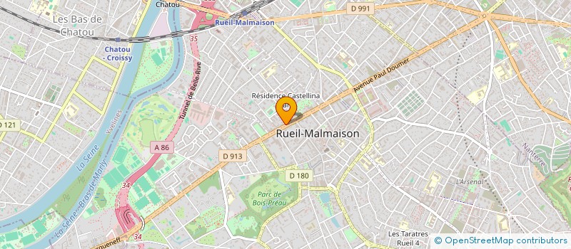 localisation de l'entreprise MONSIEUR JOSEPH ROULLET DE LA BOUILLERIE à RUEIL-MALMAISON