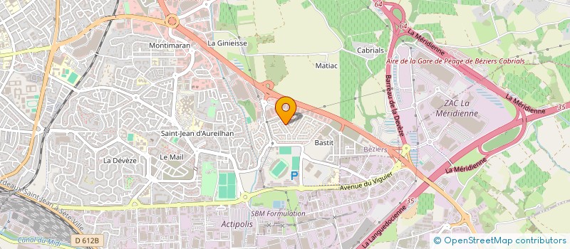 localisation de l'entreprise MONSIEUR JOSEPH ROUTYA  BEZIERS
