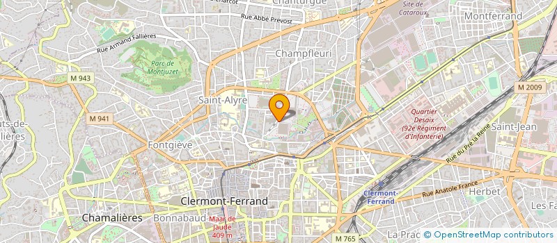 localisation de l'entreprise MONSIEUR JOSEPH ROUX à CLERMONT-FERRAND