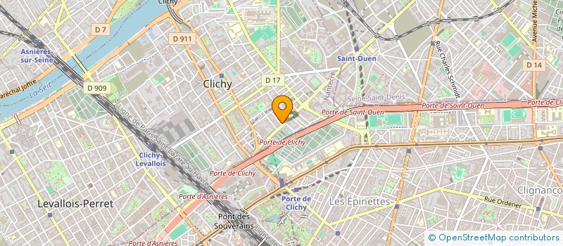 localisation de l'entreprise MONSIEUR JOSEPH ROUX à CLICHY