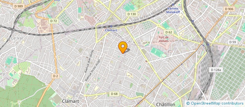localisation de l'entreprise MONSIEUR JOSEPH ROZAMBERE à CLAMART