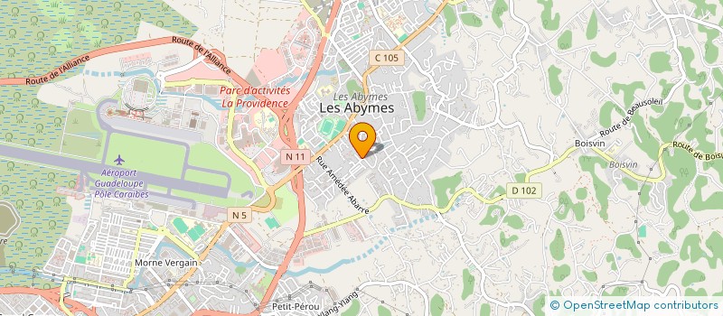 localisation de l'entreprise MONSIEUR JOSEPH ROZAS à LES ABYMES