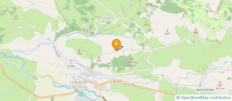 localisation de l'entreprise MONSIEUR JOSEPH RUMEAU à LA BASTIDE-DE-SEROU