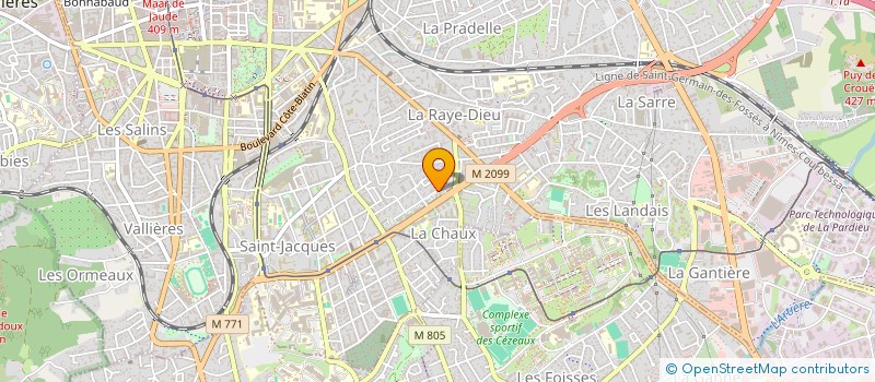 localisation de l'entreprise MONSIEUR JOSEPH SALIBA  CLERMONT-FERRAND