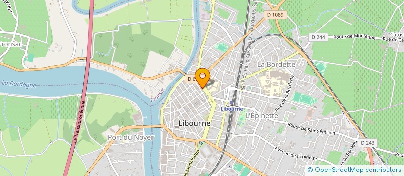 localisation de l'entreprise MONSIEUR JOSEPH SALLOUM à LIBOURNE