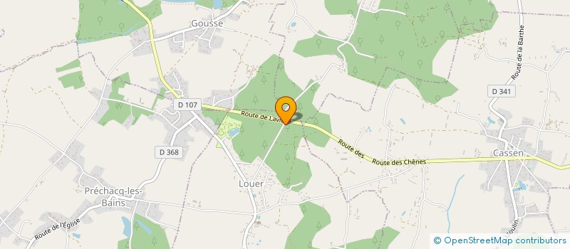 localisation de l'entreprise MONSIEUR JOSEPH SANCHEZ  LOUER