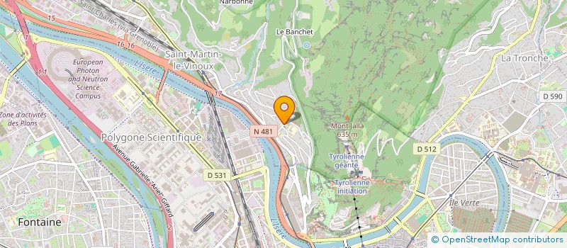 localisation de l'entreprise MONSIEUR JOSEPH SANDJIAN  QUAIX-EN-CHARTREUSE