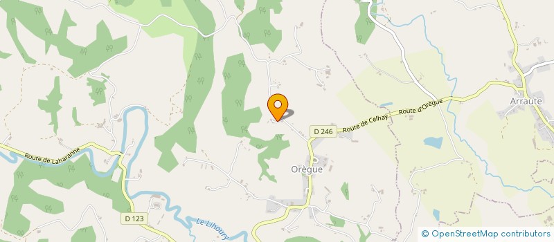 localisation de l'entreprise MONSIEUR JOSEPH SANGLA  OREGUE