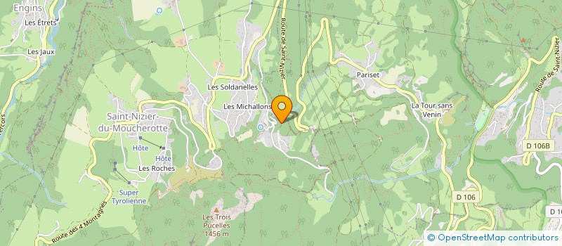 localisation de l'entreprise MONSIEUR JOSEPH SANTANA à SAINT-NIZIER-DU-MOUCHEROTTE