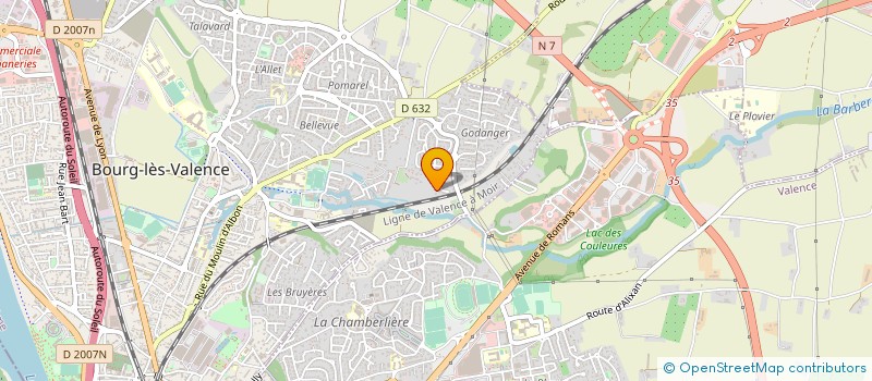 localisation de l'entreprise MONSIEUR JOSEPH SANTIAGO  BOURG-LES-VALENCE