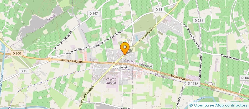 localisation de l'entreprise MONSIEUR JOSEPH SANTIAGO-FERNANDEZ  CABRIERES-D'AVIGNON