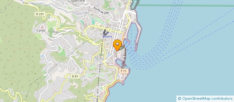 localisation de l'entreprise MONSIEUR JOSEPH SANTUCCI à BASTIA