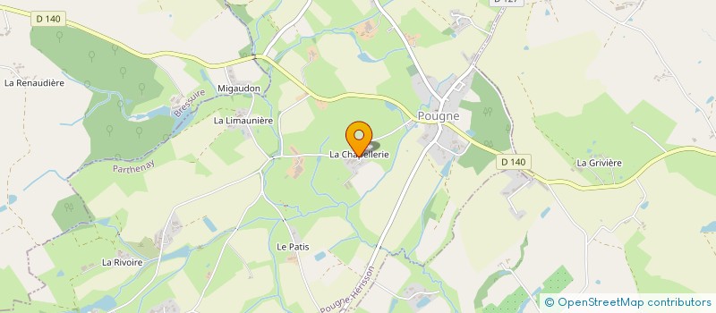 localisation de l'entreprise MONSIEUR JOSEPH SAPIN à POUGNE-HERISSON