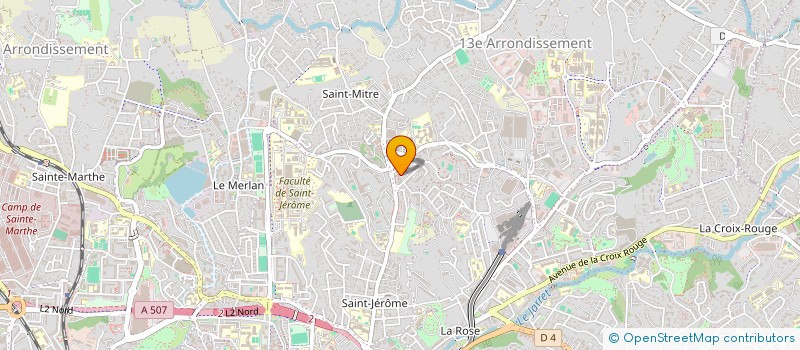 localisation de l'entreprise MONSIEUR JOSEPH SARR BOUR à MARSEILLE
