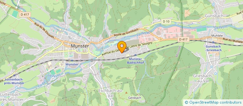 localisation de l'entreprise MONSIEUR JOSEPH SATORI  MUNSTER