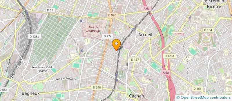 localisation de l'entreprise MONSIEUR JOSEPH SCHACHTER  ARCUEIL