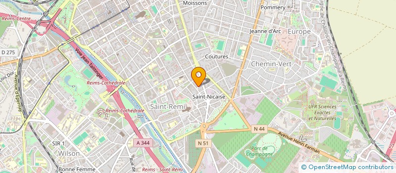 localisation de l'entreprise MONSIEUR JOSEPH SCHERMUTZKI  REIMS