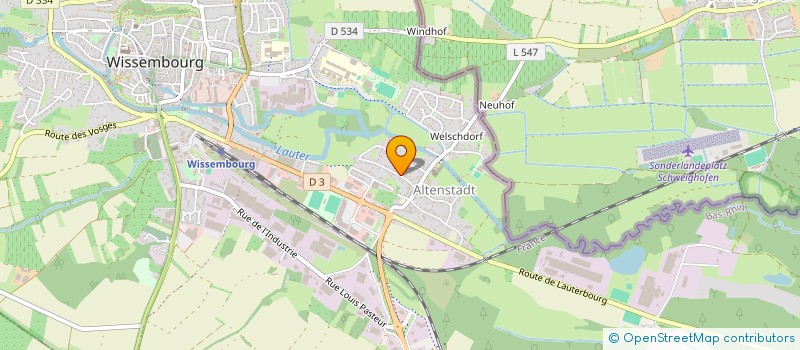 localisation de l'entreprise MONSIEUR JOSEPH SCHNOERRINGER  WISSEMBOURG