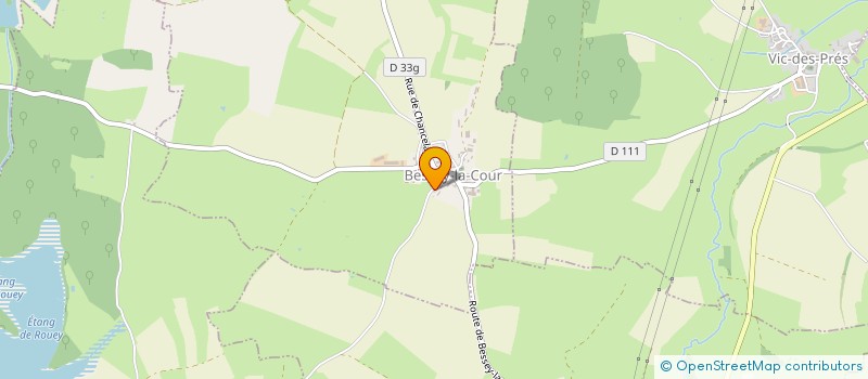 localisation de l'entreprise MONSIEUR JOSEPH SEBASTIANI  BESSEY-LA-COUR