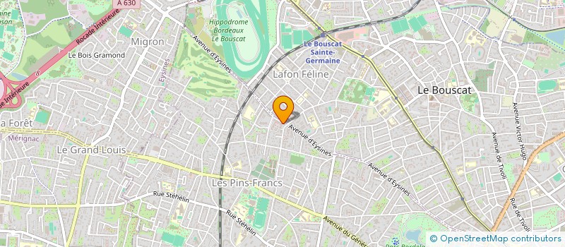 localisation de l'entreprise MONSIEUR JOSEPH SECOUSSE  BORDEAUX