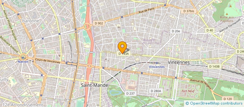 localisation de l'entreprise MONSIEUR JOSEPH SEITZ à MONTREUIL