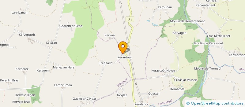 localisation de l'entreprise MONSIEUR JOSEPH SENE  PLOUGUIN