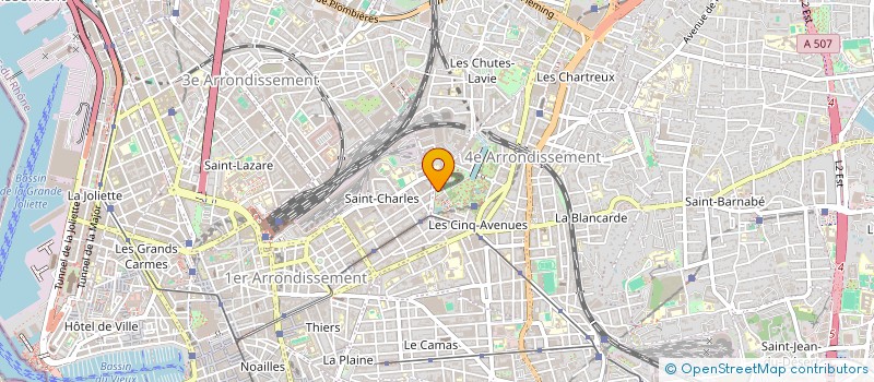 localisation de l'entreprise MONSIEUR JOSEPH SERDJERI à MARSEILLE