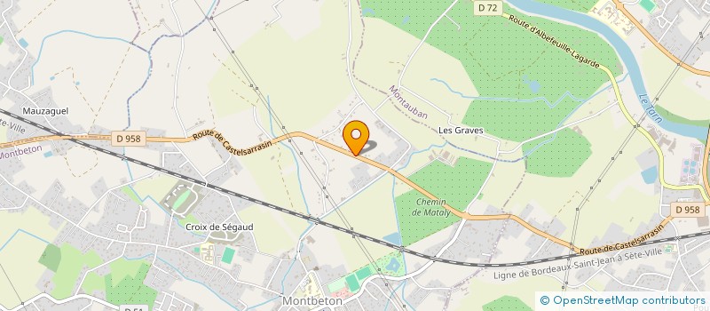 localisation de l'entreprise MONSIEUR JOSEPH SEVERAN  SEPTFONDS