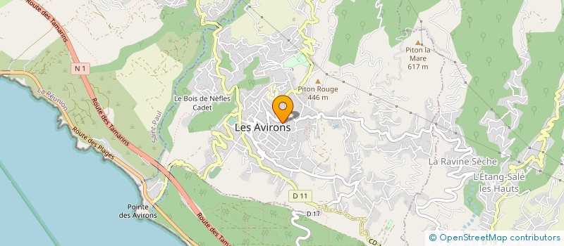 localisation de l'entreprise MONSIEUR JOSEPH SEVERIN à LES AVIRONS