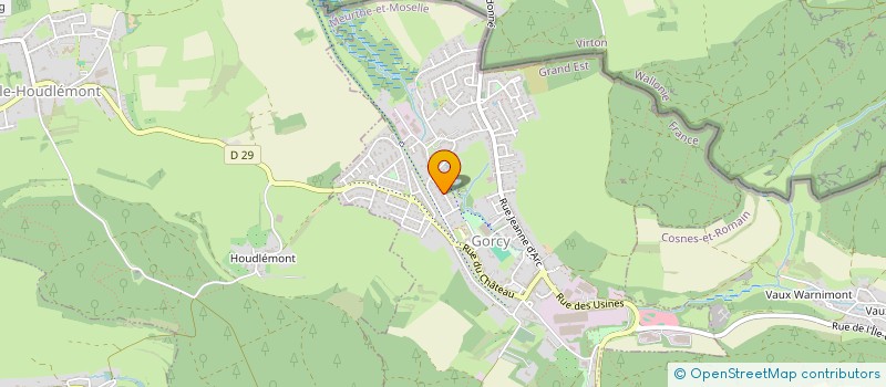 localisation de l'entreprise MONSIEUR JOSEPH SIMONETTI  GORCY