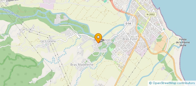 localisation de l'entreprise MONSIEUR JOSEPH SINATA  SAINT-BENOIT