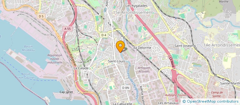 localisation de l'entreprise MONSIEUR JOSEPH SORCE à MARSEILLE