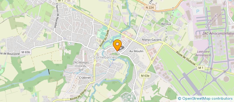 localisation de l'entreprise MONSIEUR JOSEPH SOULES à CORNEBARRIEU