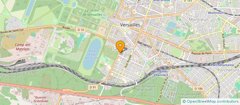localisation de l'entreprise MONSIEUR JOSEPH SOURDAT à VERSAILLES