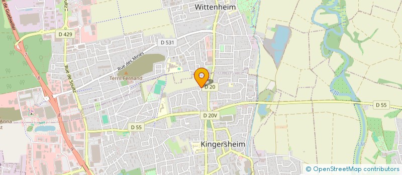 localisation de l'entreprise MONSIEUR JOSEPH SPIEGEL à KINGERSHEIM