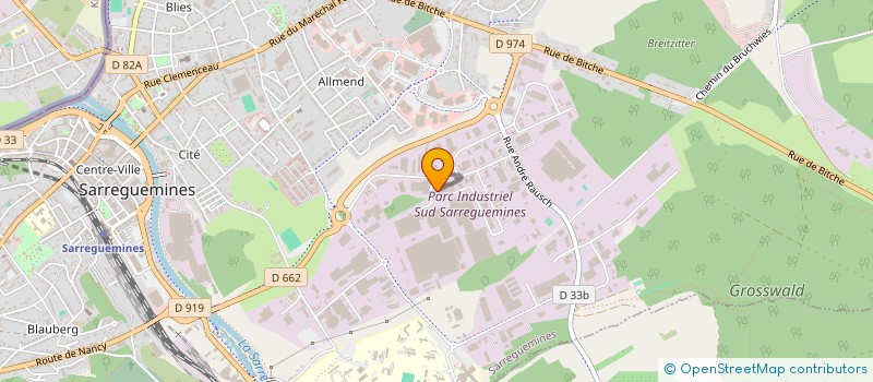 localisation de l'entreprise MONSIEUR JOSEPH STAUDT à SARREGUEMINES