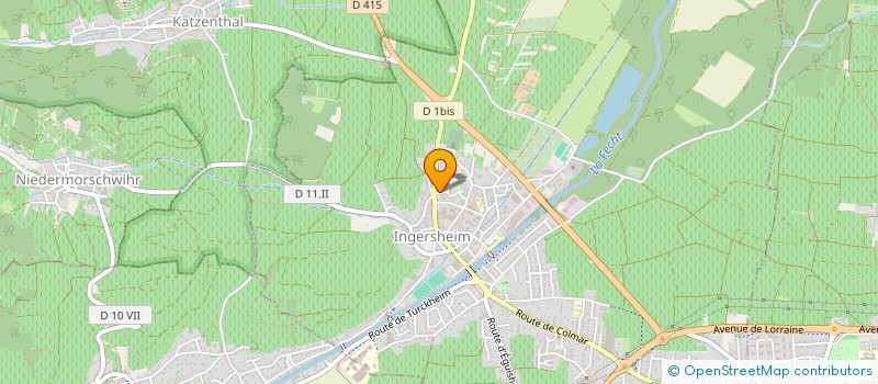 localisation de l'entreprise MONSIEUR JOSEPH STOECKLE  INGERSHEIM