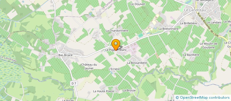 localisation de l'entreprise MONSIEUR JOSEPH SUTEAU à LE LANDREAU