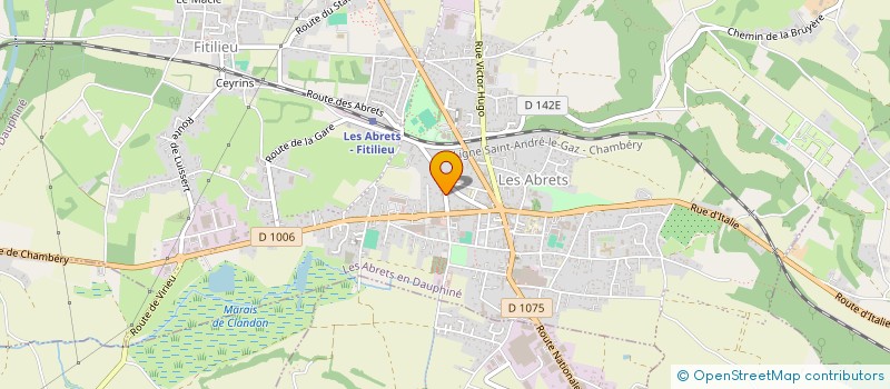 localisation de l'entreprise MONSIEUR JOSEPH TABARINI  LES ABRETS-EN-DAUPHINE