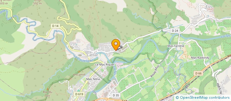 localisation de l'entreprise MONSIEUR JOSEPH TAILLEFER DE LAPORTALIERE  CATLLAR