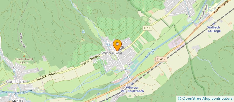 localisation de l'entreprise MONSIEUR JOSEPH TANNACHER  WIHR-AU-VAL